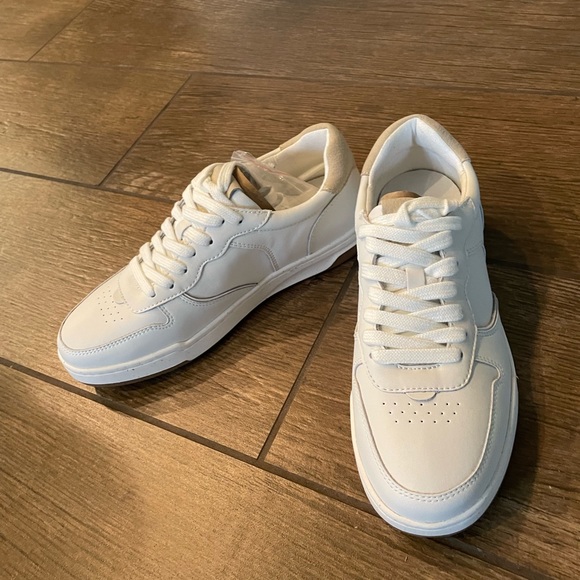 Madewell Court Sneakers in White Leather sz 8.5 MC696 - Picture 4 of 5